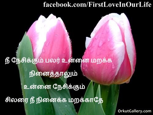 Beautiful Tamil Kavithai With Flower