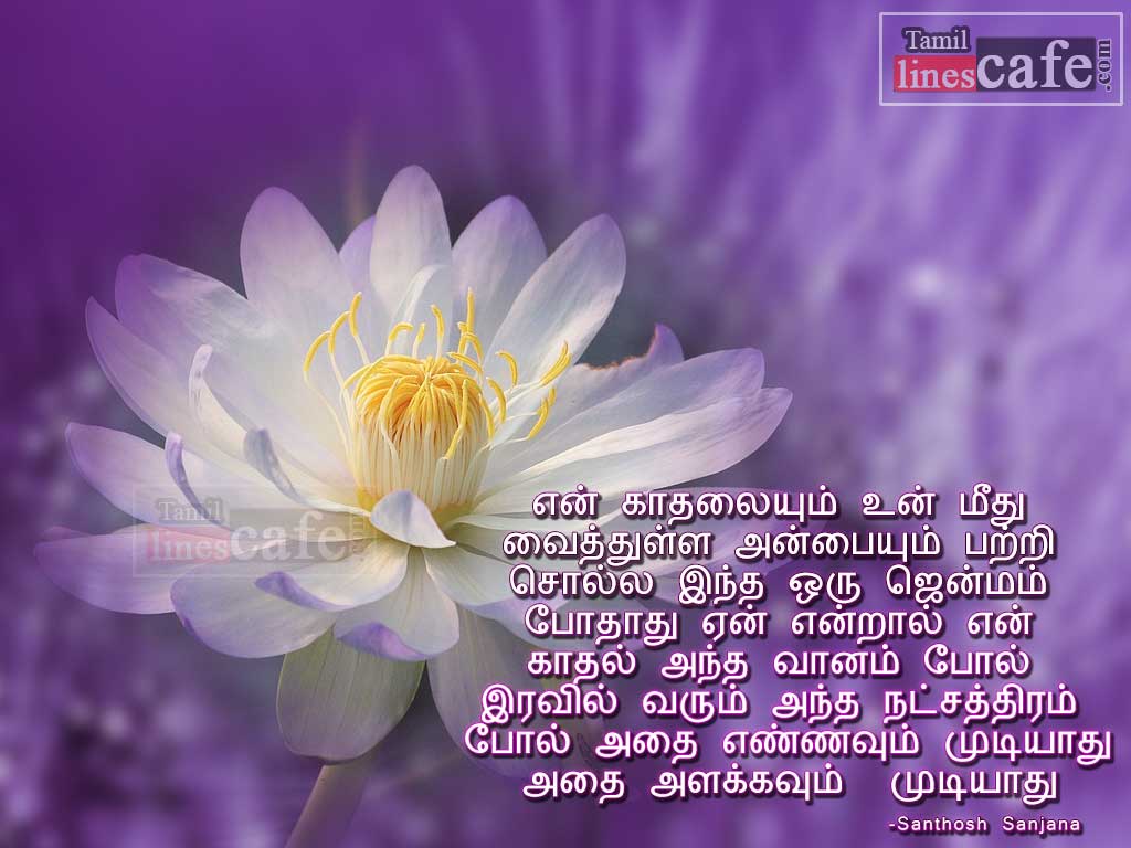 Latest Heart Touching Love Kavithaigal For Husband With Lovely Flowers Images For Free Download