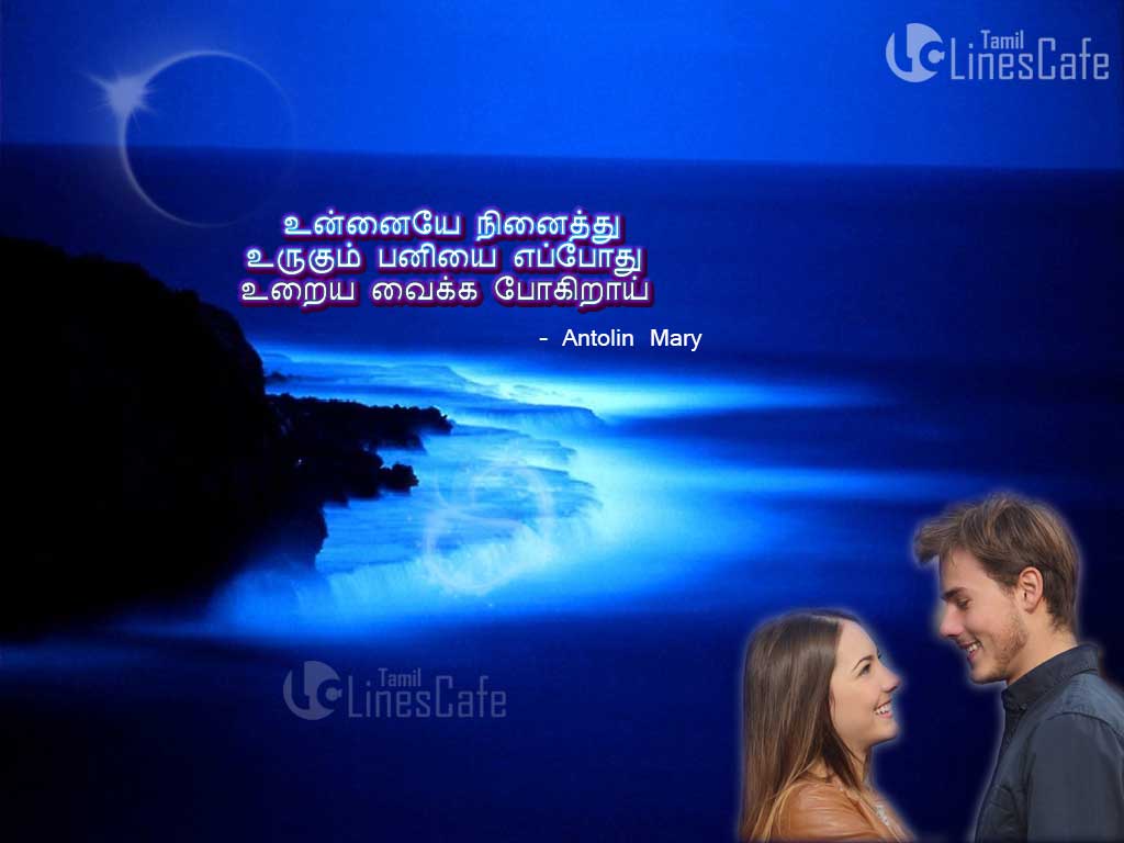 Best Tamil Language Romantic Love Poem Lines Sms With Cute Couples Hd Background For Profile Pictures