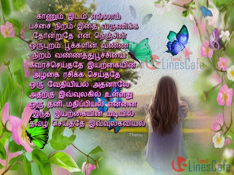 Tamil Kavithai About Nature By Thenu, Tamil Quotes And Poems About Nature In Tamil Poetry