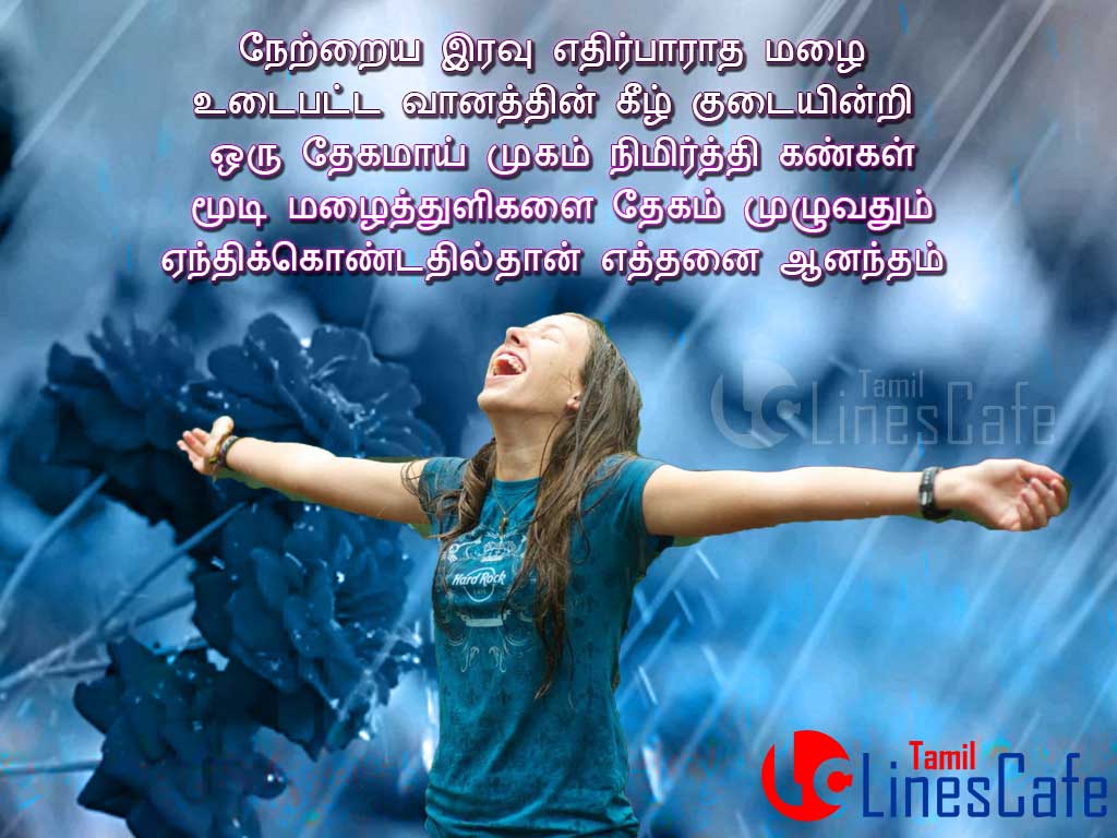 Tamil Mazhai (Rain) Kavithai Sms, Mazhai Saral Tamil Kavithai Varigal With Images Download